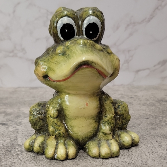 Vintage Frog Toad Statue - Picture 1 of 7